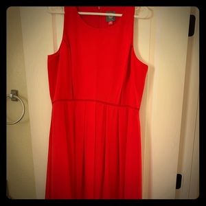 Hi low red dress